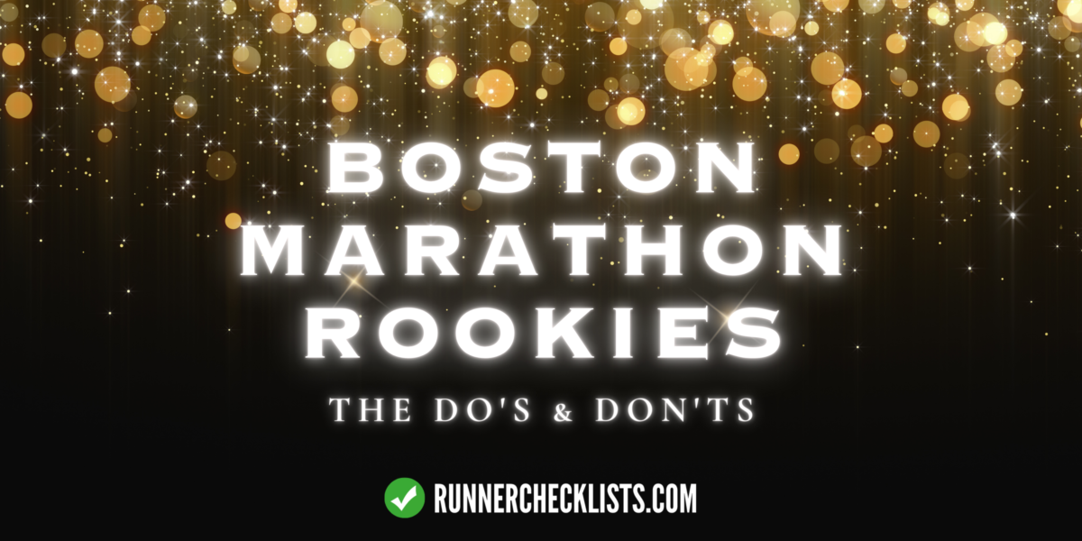 Boston Marathon Rookies