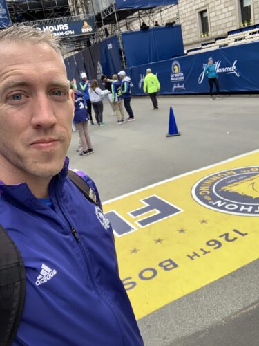 Boston Finish Line Pre-Race Boston Finish Line Pre-Race
