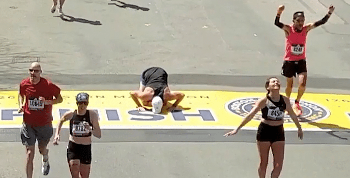 Boston Marathon Finish Line